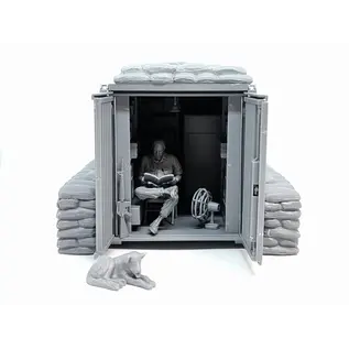 Gecko Models Mini Shop in US Military Base Vietnam War - 1:35