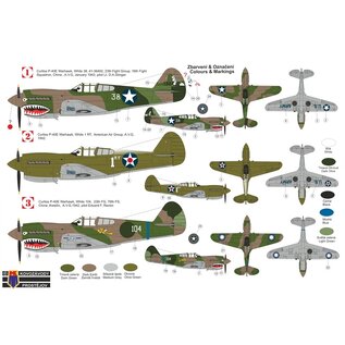 Kovozávody Prostějov Curtiss P-40E Warhawk "AVG" - 1:72