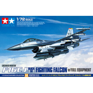 TAMIYA Lockheed Martin F-16CJ Block 50 Fighting Falcon - w/full equipment - 1:72