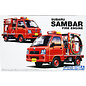 Aoshima Subaru Sambar Fire Engine - 1:24
