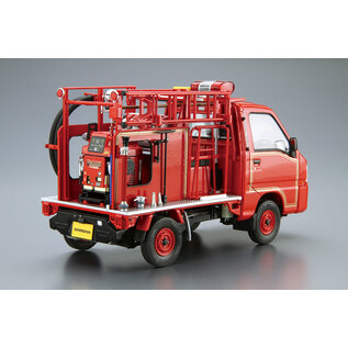 Aoshima Subaru Sambar Fire Engine - 1:24