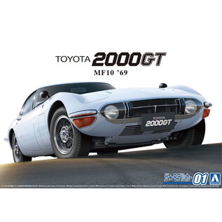 Aoshima Toyota MF10 2000GT '69 - 1:24