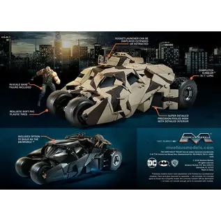 Moebius Models The Dark Knight Trilogy: Tumbler with Bane - 1:25