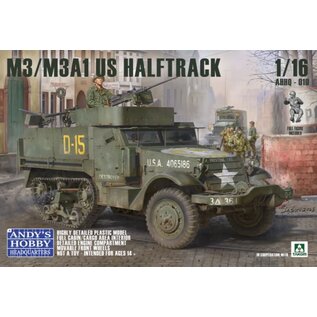 Andy's Hobby Headquarters M3/M3A1 US Halftrack - 2 in 1 Kit - 1:16