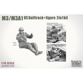 Andy's Hobby Headquarters M3/M3A1 US Halftrack - 2 in 1 Kit - 1:16