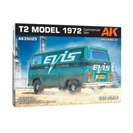 AK Interactive AK Interactive - VW T2 Model 1972 Commercial Van - 1:35