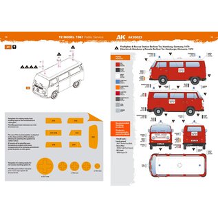 AK Interactive VW T2 Model 1967 Public Service - 1:35