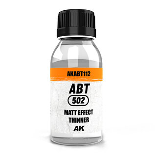 Abteilung 502  Matt Effekt Thinner ("White Spirit") - Verdünner mit Mattierungszusatz (Terpentinölersatz)