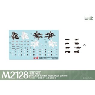Magic Factory M2128 Bradley 105mm Mobile Gun System - 1:35