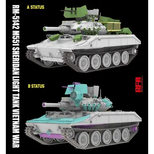 Ryefield Model M551 Light Tank Sheridan Vietnam War - 1:35