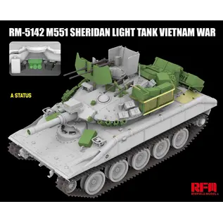 Ryefield Model M551 Light Tank Sheridan Vietnam War - 1:35