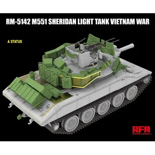 Ryefield Model M551 Light Tank Sheridan Vietnam War - 1:35