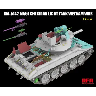 Ryefield Model M551 Light Tank Sheridan Vietnam War - 1:35