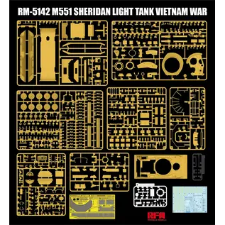 Ryefield Model M551 Light Tank Sheridan Vietnam War - 1:35