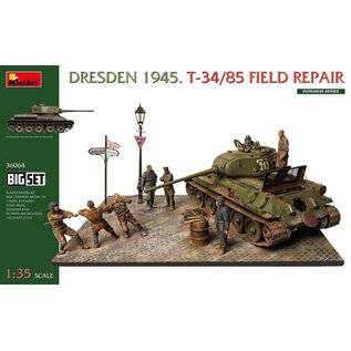 MiniArt Dresden 1945 - T-34/85 Field Repair - BigSet - 1:35