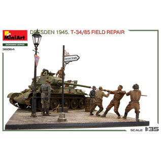 MiniArt Dresden 1945 - T-34/85 Field Repair - BigSet - 1:35