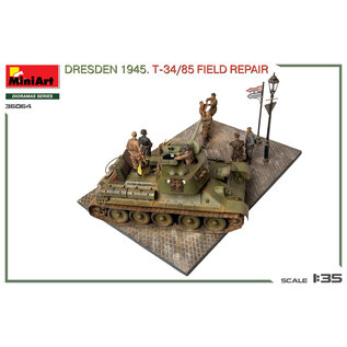 MiniArt Dresden 1945 - T-34/85 Field Repair - BigSet - 1:35