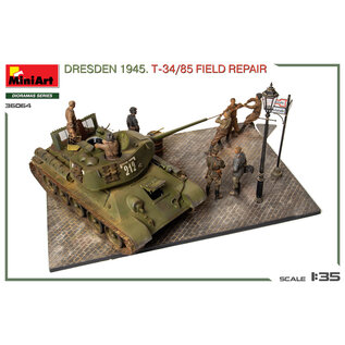 MiniArt Dresden 1945 - T-34/85 Field Repair - BigSet - 1:35