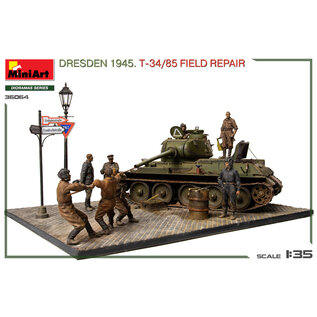 MiniArt Dresden 1945 - T-34/85 Field Repair - BigSet - 1:35