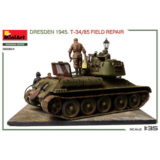 MiniArt Dresden 1945 - T-34/85 Field Repair - BigSet - 1:35