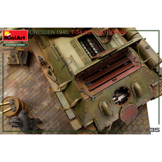 MiniArt Dresden 1945 - T-34/85 Field Repair - BigSet - 1:35