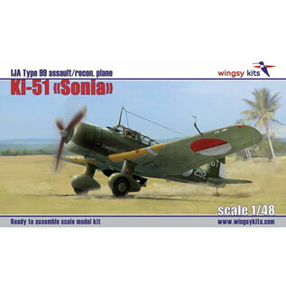 Wingsy Kits Mitsubishi Ki-51 "Sonia" IJA Type 99 assault plane "other services" - 1:48
