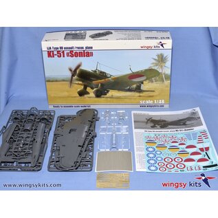 Wingsy Kits Mitsubishi Ki-51 "Sonia" IJA Type 99 assault plane "other services" - 1:48