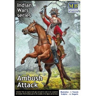 Master Box Indian Wars Series. Ambush Attack - 1:35