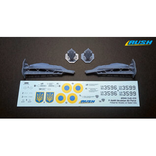 Rush Model Kits ECIPS+MWS pylons for F-16AM + Decals - 1:48