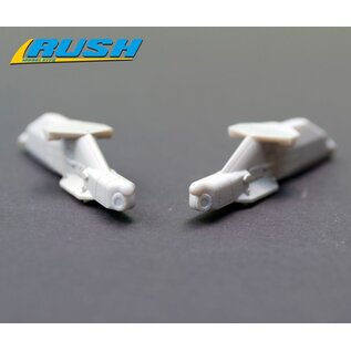 Rush Model Kits ECIPS+MWS pylons for F-16AM + Decals - 1:48