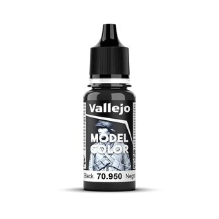 Vallejo Model Color - 950 - Signalschwarz (Black), 18 ml