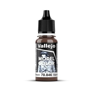 Vallejo Model Color - 846 - Mahagonibraun (Mahogany Brown), 18 ml