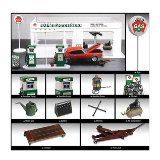 Academy Joe's Power Plus Service Station - 1:24