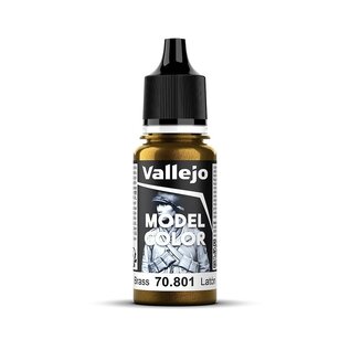 Vallejo Model Color - 801 - Messing (Brass), 18 ml