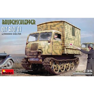 MiniArt Raupenschlepper Ost RSO/01 w/Wooden Shelter - 1:35