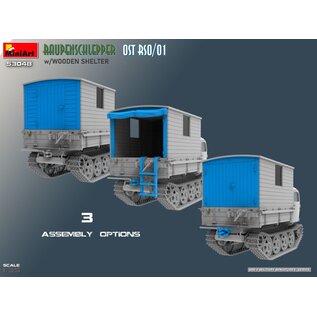 MiniArt Raupenschlepper Ost RSO/01 w/Wooden Shelter - 1:35