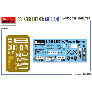 MiniArt Raupenschlepper Ost RSO/01 w/Wooden Shelter - 1:35