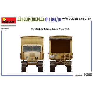 MiniArt Raupenschlepper Ost RSO/01 w/Wooden Shelter - 1:35