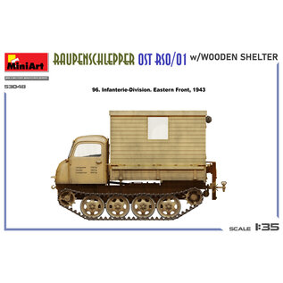 MiniArt Raupenschlepper Ost RSO/01 w/Wooden Shelter - 1:35
