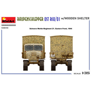 MiniArt Raupenschlepper Ost RSO/01 w/Wooden Shelter - 1:35