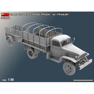 MiniArt G7107 1,5t 4x4 Cargo Truck w/Ben Hur Trailer - 1:35