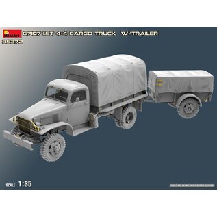 MiniArt G7107 1,5t 4x4 Cargo Truck w/Ben Hur Trailer - 1:35