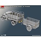 MiniArt G7107 1,5t 4x4 Cargo Truck w/Ben Hur Trailer - 1:35