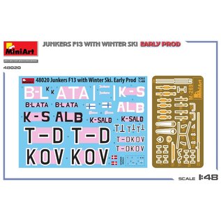 MiniArt Junkers F 13 with Winter Ski - Early Production - 1:48
