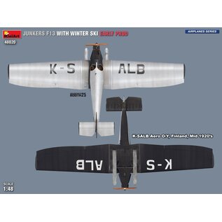 MiniArt Junkers F 13 with Winter Ski - Early Production - 1:48