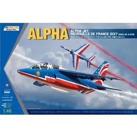 Kinetic Kinetic - Dassault/Dornier Alpha Jet "Patrouille de France 2017" - Pack of 2 Kits - 1:48