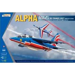 Kinetic Dassault/Dornier Alpha Jet "Patrouille de France 2017" - Pack of 2 Kits - 1:48