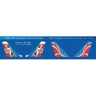 Kinetic Dassault/Dornier Alpha Jet "Patrouille de France 2017" - Pack of 2 Kits - 1:48