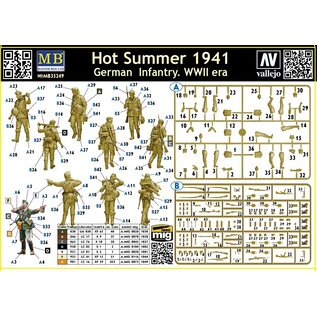 Master Box Hot Summer 1941 - German Infantry. WWII Era - 1:35