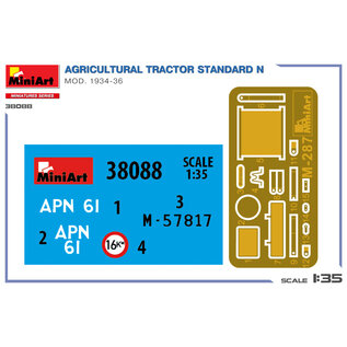 MiniArt Agricultural Tractor Standard N Mod. 1934 - 36 - 1:35